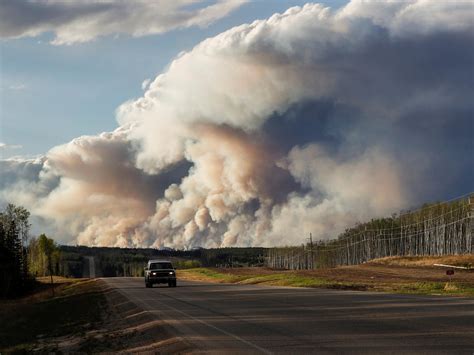 Massive Canadian Wildfire Cbs News