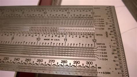 This Ruler Has Markings For 100ths And 64ths Of An Inch Pics