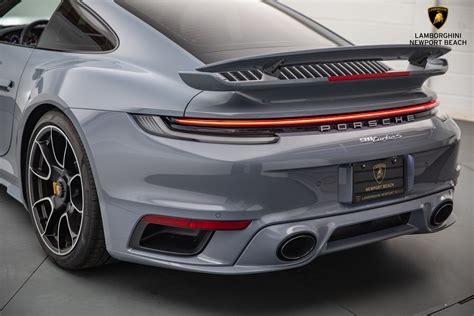 2023 Arctic Grey Porsche 911 Turbo S Newport Beach Automotive Group