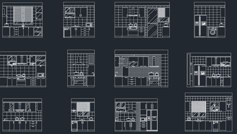 Kitchen Section Free Cad Block And Autocad Drawing
