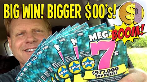 🤑 Big Win On New 20 Mega 7s Big 00s 💰💰💰 200tickets 💵 Texas Lottery Scratch Off Tickets