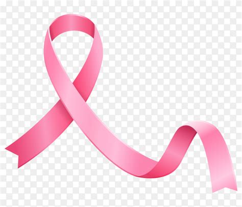 Pink Ribbon For Breast Cancer On Transparent Background Png Similar Png
