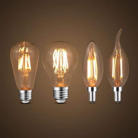 Buy Led Bulb E27 Filament Retro Edison Lamp 220v E14 Vintage Candle