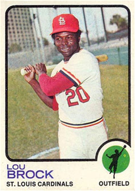 Nice card i recommended good deal. 1973 Topps Lou Brock #320 Baseball Card Value Price Guide