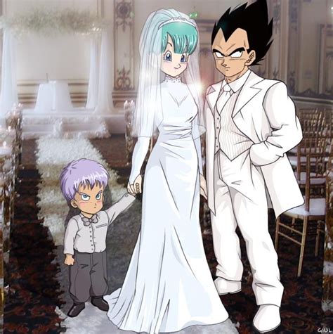 Just Married By Pallottili On Deviantart Vegeta And Bulma Dragon Ball Artwork Anime Dragon Ball