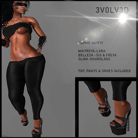 Second Life Marketplace 3v0lv3d Sophie Outfit