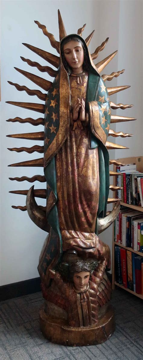 Estatua De Nuestra Señora De Guadalupe Es Agregada A La Colección De