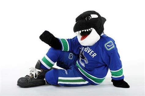 vancouver canucks finn the whale these 30 bizarre sports mascots will definitely not entertain