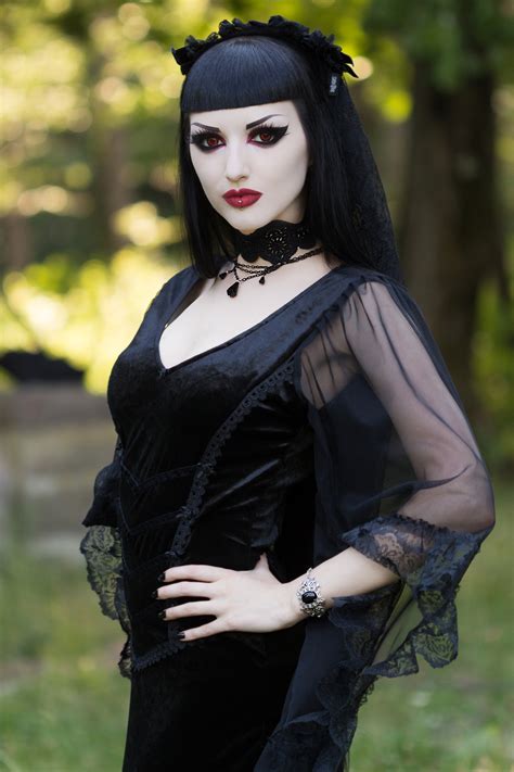 obsidian kerttu vampire bride editorial with gothic and amazing
