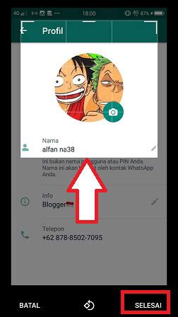 mudah membuat foto profil whatsapp unik  aplikasi wafbig