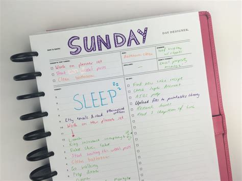 Trying Out The Day Designer Daily Planner By Whitney English Review
