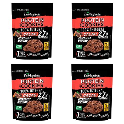 Cookie Protein Da Magrinha Cacau Kit Com Un G Rika Distribuidora