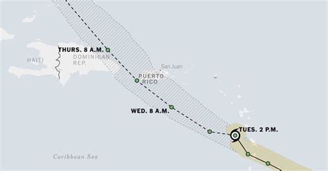 Map Tracking Tropical Storm Dorians Path The New York Times