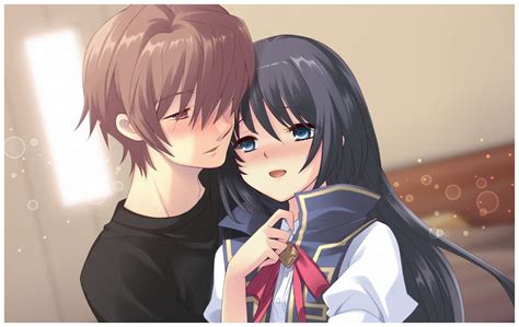Anime Couple Love Pictures Wallpapers Wallpaper Cave