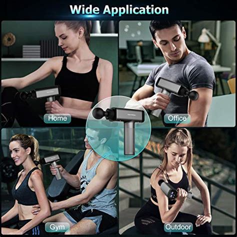 Massage Gun Deep Tissuepowerful 30 Speeds Percussion Muscle Massager 2600mah Electric Handheld