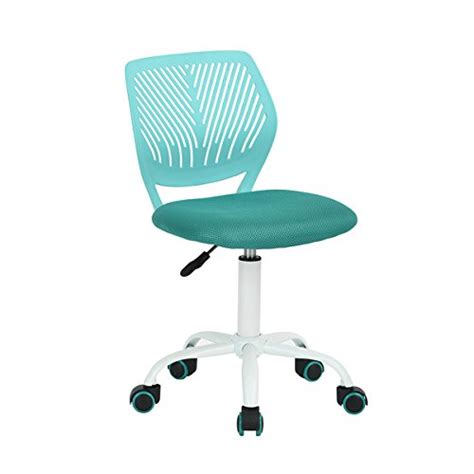 Most of the wheeled chairs on the market feature five casters that can glide on both carpet and hard wood floors. Amazon.com: Turquoise Office Task Adjustable Desk Chair ...