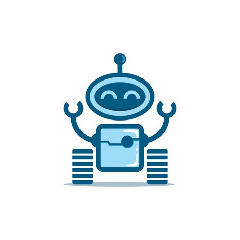 Lindo Logo De Robot 4269052 Vector En Vecteezy