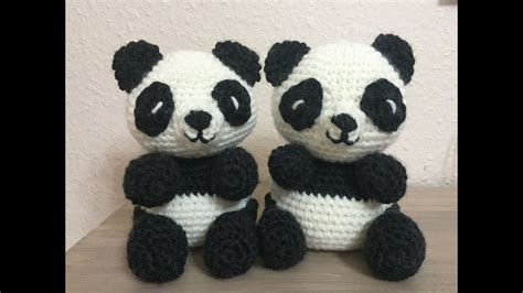 Kit Amigurumi Panda Kit Crochet Debutant Complet