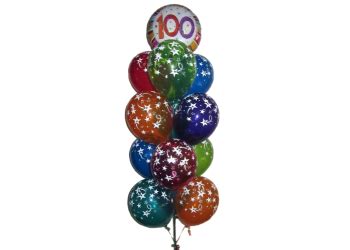 100th Birthday Balloons | Helium balloons Perth | 100th Balloons | 100th party balloons and ...