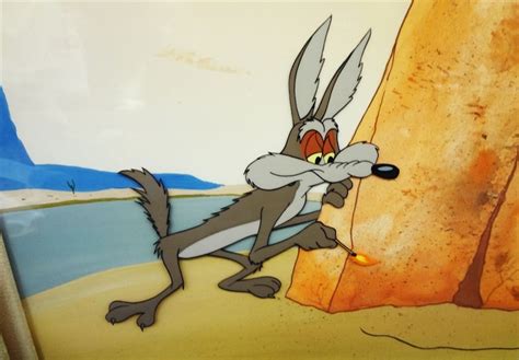 Lot Detail Wile E Coyote Guided Muscle Original Production Cel