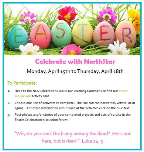 Leaders In Learning Connected By Christ Easter Celebration At Northstar