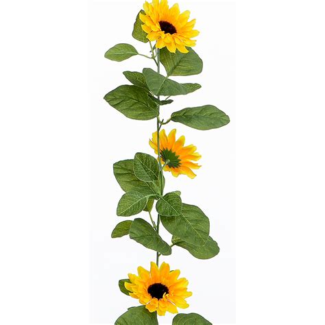 If you love your home that brings your family together as much as we love ours, we know this sunflower. 5ft Artificial Sunflower Garland Fake Flowers Ivy Silk ...
