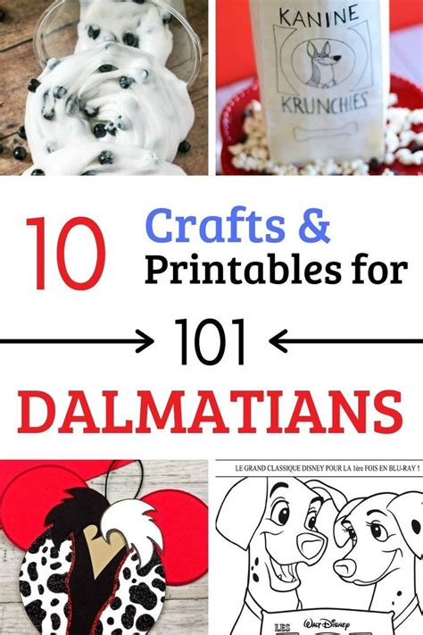 101 Dalmatians Crafts Printables And Games Disney Crafts And