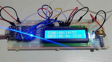 Internet Clock Using Nodemcu Esp8266 And 16x2 Lcd Without Rtc