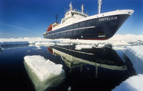 Awesome Reflection Of Our Vessel M V Ortelius In The Antarctic Waters