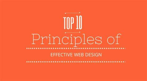 10 Top Principles Of Effective Web Design