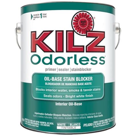 Cutting fluid technology has improved by a great deal over the last few years. KILZ Original 1 Gal. White Low-Odor Oil-Based Interior ...