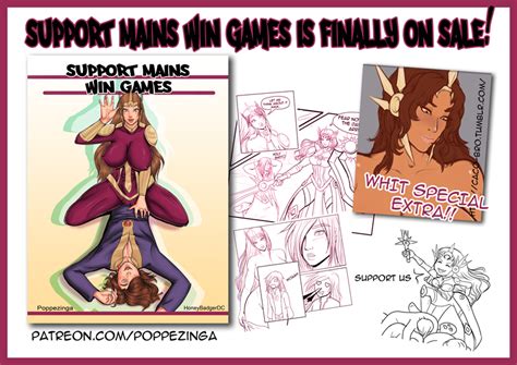 Support Mains Win Games Promo By Poppezinga Hentai Foundry