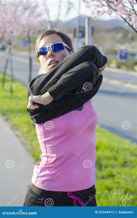 Young Girl Changing Clothes Stock Photo Image Of Jogger Healthy