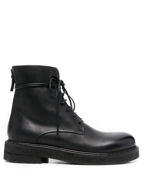 Marsèll Lace Up Leather Ankle Boots Farfetch
