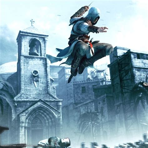 Jumping Altair Assassins Creed Artwork Assassins Creed Art