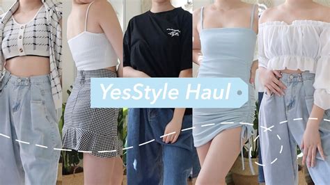 Affordable Yesstyle Clothing Haul Review Try On Kelly Nguyen Youtube