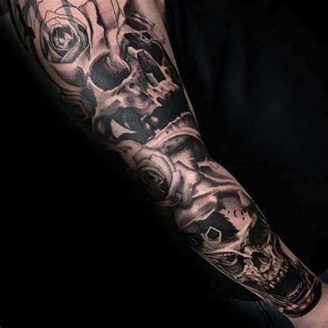 Aggregate 66 Skull Arm Tattoos Best Esthdonghoadian