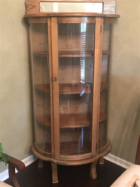 Antique China Cabinet With Curved Glass Bruin Blog