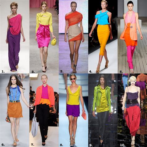 Frills And Thrills The Colour Blocking Trend