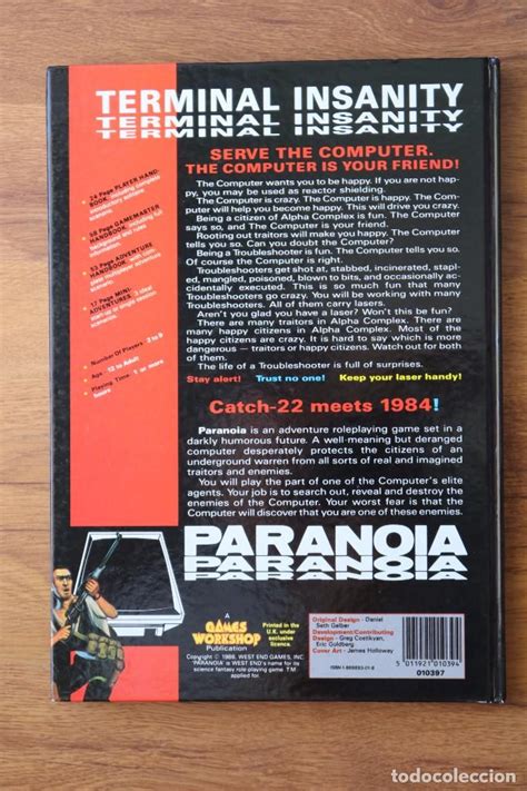 El primer juego conocido era: paranoia, role-playing game west end juego rol - Comprar Juegos de Rol antiguos en todocoleccion ...