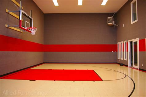 Indoor Sports Court Home Basketball Court Home Gym Flooring Indoor