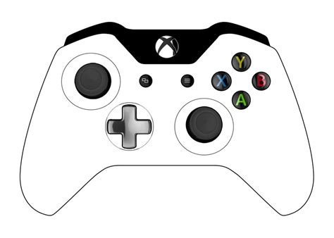 Xbox One Controller Printable Template Printable Templates
