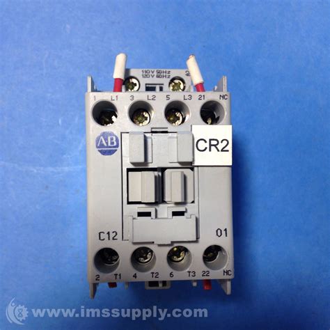 We are allen bradley online sale. Allen Bradley 100-C12-01 Contactor 24V 50/60HZ - IMS Supply