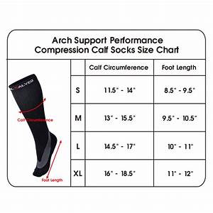 Vital Salveo Arch Support Performance Compression Calf Socks