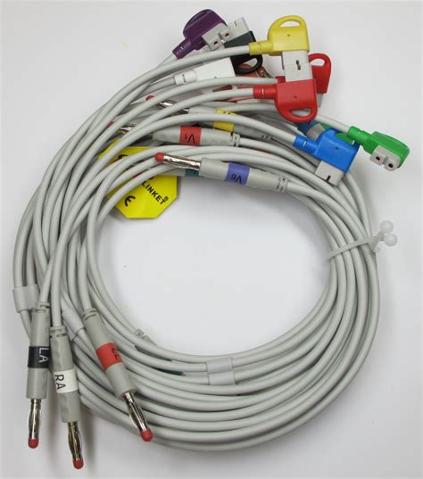ekg cable 10 lead with 4mm banana philips