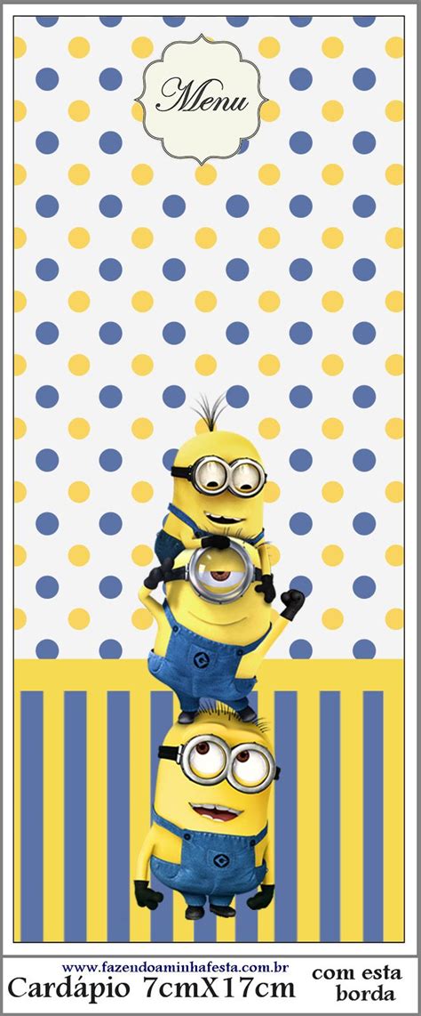 Minions Free Printable Party Stationery Oh My Fiesta In English