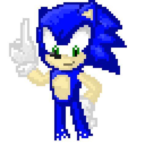 Sonic 2 Modern Sonicsa Sonicgenerations Sonic Pixel Art Maker Images