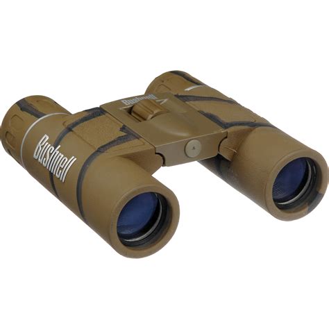 Hunting Binoculars Bushnell 132517c Powerview 10x25 Compact Folding