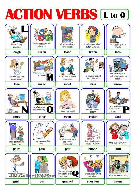 Verbos En Ingles Con Dibujos Learning Spanish Learning Spanish Images