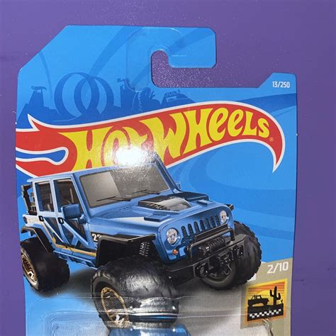 Hot Wheels 2019 17 Jeep Wrangler Blue Baja Blazers Ebay